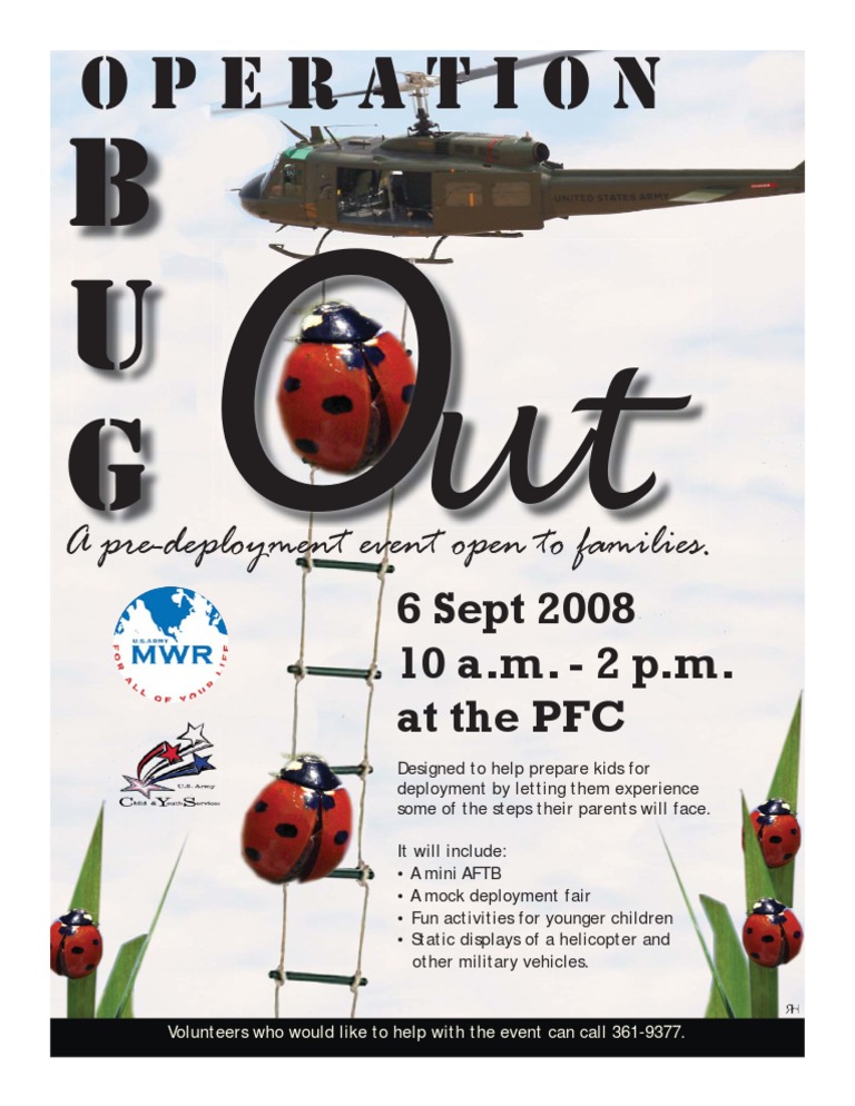 Pre-Deployment Family Event Details | PDF