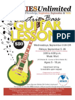 Bass Guitar Lessons Flyer