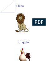 CUENTO El Leon, El Gallo, El Cucu, El Elefante, El Burro