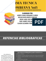 Norma Técnica Colombiana 5613: Formas de Obtención Y Presentacion de Referencias Bibliograficas