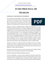 Derecho Procesal de Trabajo