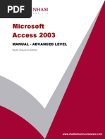 Sample Access 2003 Advanced Manual Usa