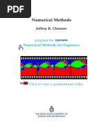 Numerical Methods: Jeffrey R. Chasnov