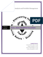 COAL INDIA (IPO) Investment Analysis and Portfolio Management