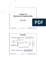 Mechanical Properties/Slip: Ductility