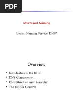 Structured Naming: Internet Naming Service: DNS