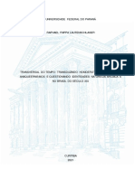 Transversal Do Tempo Transduzindo Homoerotismos, Assumindo Anaqueernismos e Questionando Identidades Na Grécia Arcaica e No Brasil Do Século Xxi