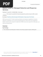 Market Guide For Managed Detection and Response Services