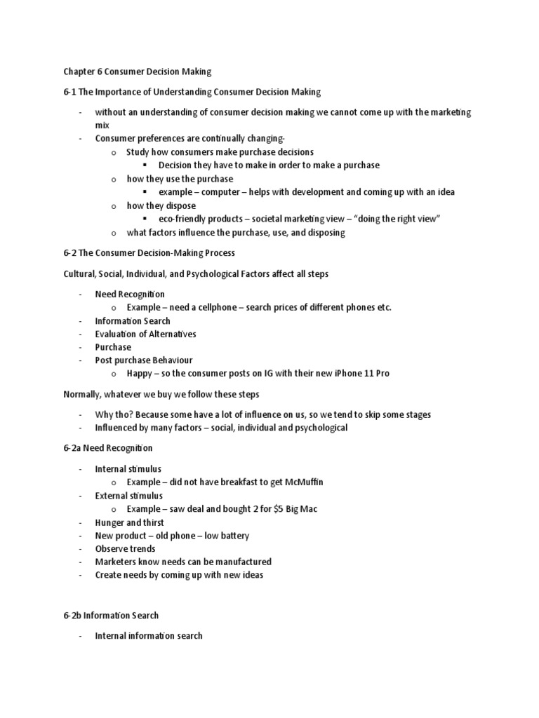 Consumer Decision Making Insights | PDF | Consumer Behaviour | Attitude ...