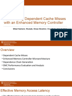 Accelerating Dependent Cache Misses With An Enhanced Memory Controller