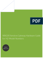 Juniper SRX220 Services Gateway Hardware Guide For H2 Model Numbers
