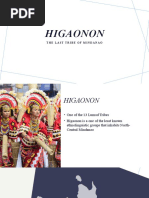 History of The Higaonon Tribe | PDF | Mindanao