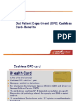 Out Patient Department (OPD) Cashless Card-Benefits