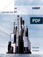 Geberit Drainage Systems HDPE Pluvia Sovent Silent