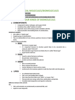 Biological Molecules/Biomolecules: O Carbohydrate