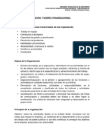 Organigramas, Competencias, Etapas y Principios de La Organización.