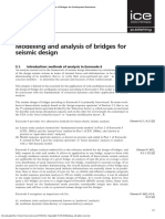 Modelling and Analysis of Bridges For Seismic Design