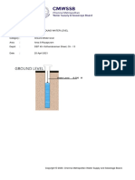 CMWSSB groundWaterLevel 25-April-2021 1619636199173