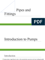 Pumps, Pipes and Fittings