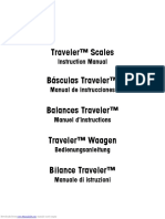 Manual Balanza Traveler BE7