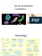 Bacterias en La Industria Cosmética