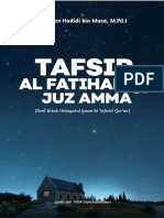 Tafsir Surat Al-Fatihah Dan Juz Amma