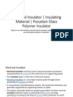 Electrical Insulator - Insulating Material - Porcelain Glass Polymer Insulator