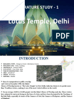 Lotus Temple Literature Study