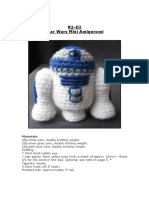 Star Wars Mini Amigurumi R2-D2 