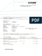 COA GLYCOLIC ACID 70 % by Sanminglobe20