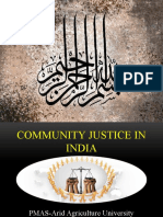 Cmmunity Justice in India