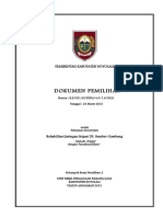 Dokumen Pemilihan Rehabilitasi Jaringan Irigasi DI. Sumber Gombang
