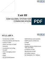 GSM (Global System For Mobile Communication) : Unit III