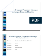 47b Side-Lying and Pregnancy Massage:! Technique Demo and Practice