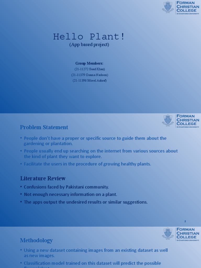 FCC-Project or Thesis Proposal Defense Presentation-Template | PDF ...