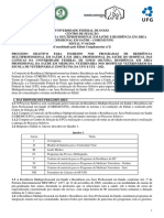 CS-UFG 2021 Edital Residencia Multiprofissional