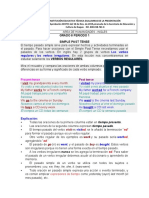 Simple Past Tense Regular - Irregular Verbs