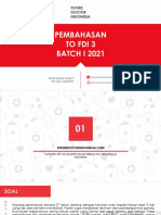 (Fdi) Pembahasan To Fdi 3 Batch I 2021