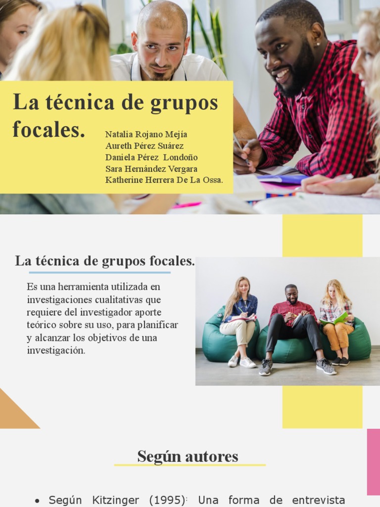 Técnica de Grupos Focales en Investigación | PDF | Grupo de enfoque ...