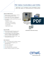 Electric Pid Valve Controllers and SSRS: 8071D, 8072D and 47581L001/47581L002