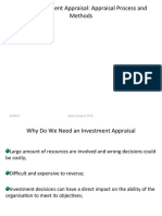 3.1 - Investiment Appraisal