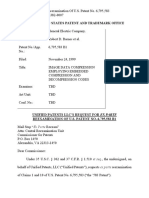 583 GEVC Patent Ex Parte Request FINAL