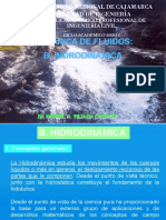 Ecuaciones de Continuidad y Bernoulli para Flujo de Fluidos - UNCA