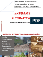 Aula 10 - Materiais Alternativos