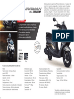 Burgman 125: elegancia y funcionalidad Premium en