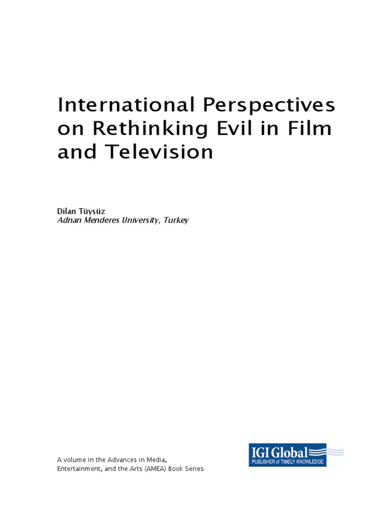 International Perspectives On Rethinking Evil in Film and Television PDF Paradise Lost Satan