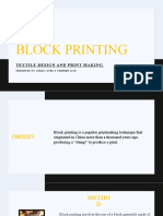 Block Printing: Textile Design and Print Making