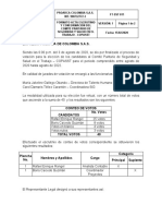 Formato Acta Escrutinio y de Conformación Del COPASST