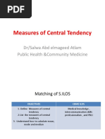 Measures of Central Tendency