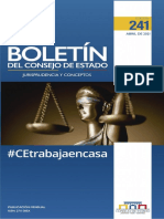 Boletín del Consejo de Estado - Jurisprudencia y conceptos - 241